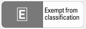 Exempt From Classification